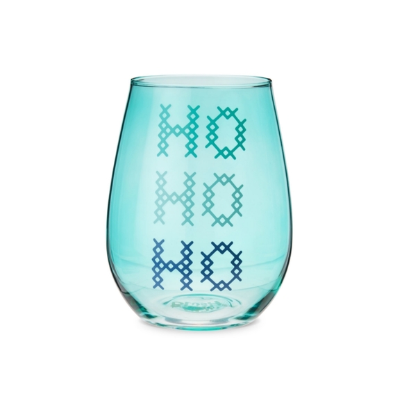 Blush Other - Blush Set of 2 Ho Ho Ho Stemless Wine Glass